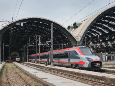 Treno ETR 700 n°4, altro ETR 700 in servizio che ha effettuato il successivo Frecciargento 8804 Ancona-Milano.