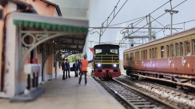 D 245 in manovra sul I° binario