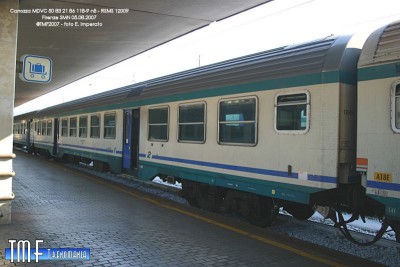 Vettura tipo MDVC mista di prima e seconda classe