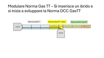 Si inserisce un ibrido e si inizia a sviluppare la Norma DCC GasTT