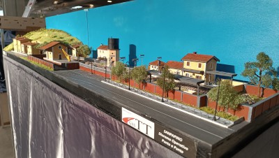 Diorama operativo punto a punto in scala TT - Sanpapino