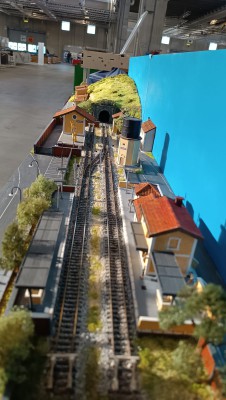 Diorama operativo punto a punto in scala TT - Sanpapino