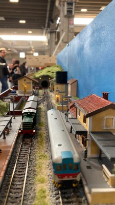 Diorama operativo punto a punto in scala TT - Sanpapino