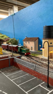 Diorama operativo punto a punto in scala TT - Sanpapino