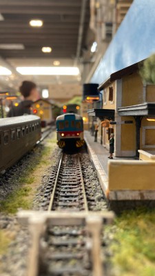 Diorama operativo punto a punto in scala TT - Sanpapino