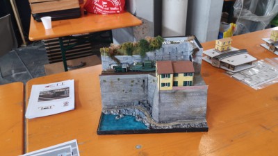 Diorama di Vernazza in Liguria - Scala TT 1:120 - By Carlo