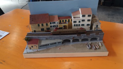 Diorama di Cervo in Liguria - Scala TT 1:120 - By Carlo