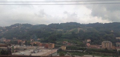 Panorama nei pressi di Pontedecimo (Genova)