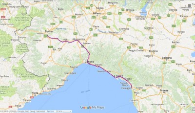 Itinerario del viaggio