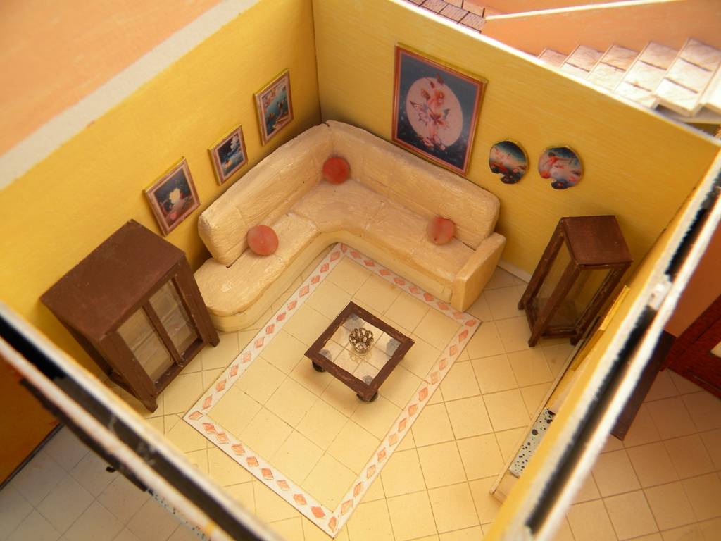 067 diorama "la casa di valy e fede in scala 1:43"