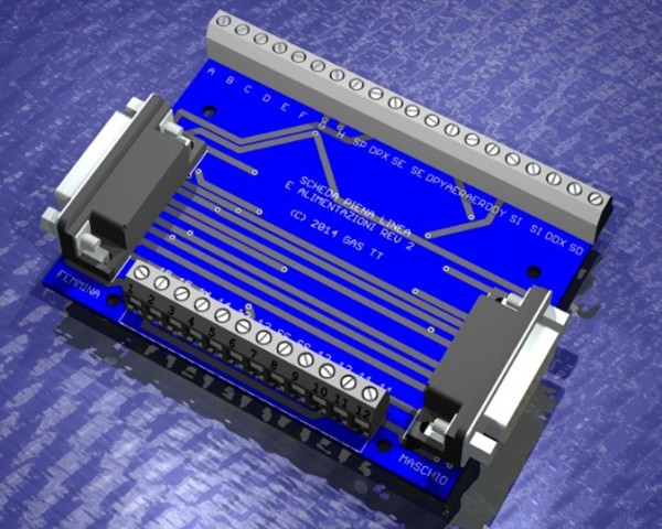 Scheda di piena linea