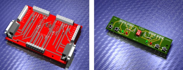 Scheda di blocco elettrico e relativa plancia