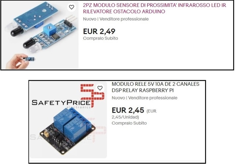 Prezzi e-commerce dei componenti a fine agosto 2024