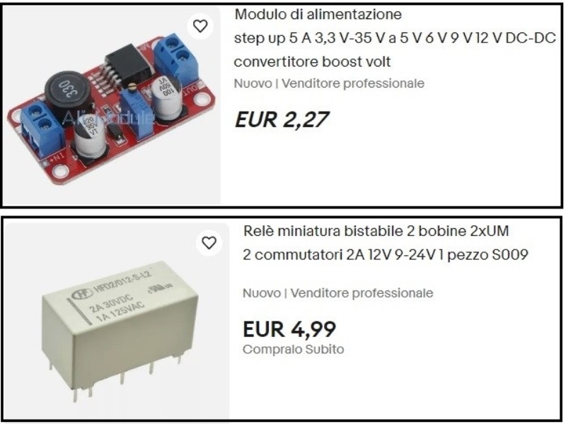 Prezzi e-commerce dei componenti a fine agosto 2024