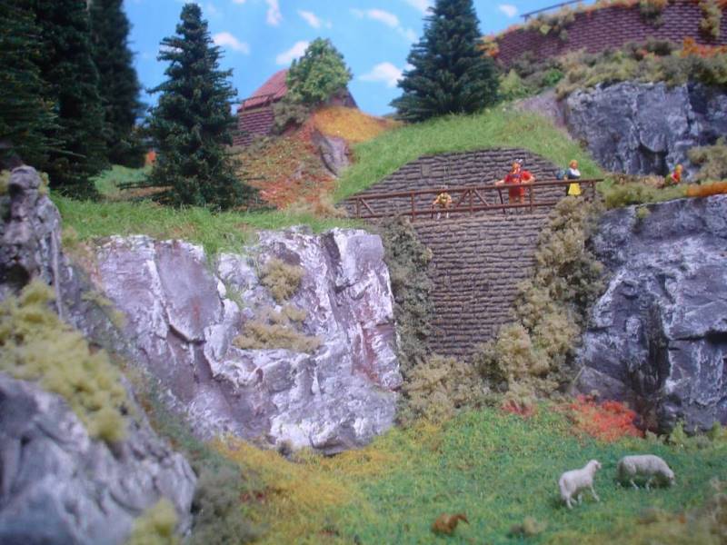Fondale per plastico o diorama