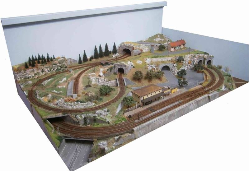 Fondale per plastico o diorama