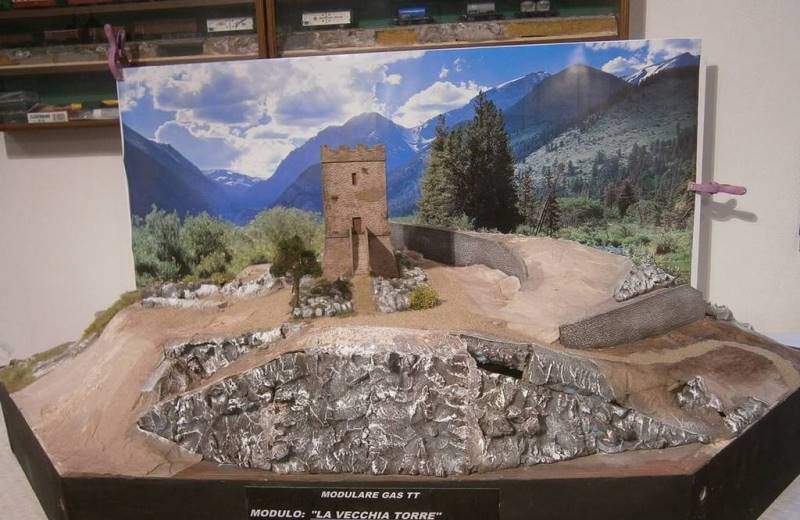 Fondale per plastico o diorama
