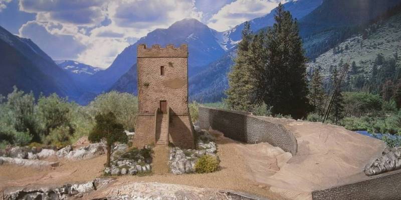 Fondale per plastico o diorama