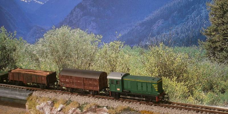 Fondale per plastico o diorama