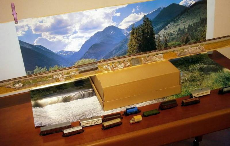 Fondale per plastico o diorama