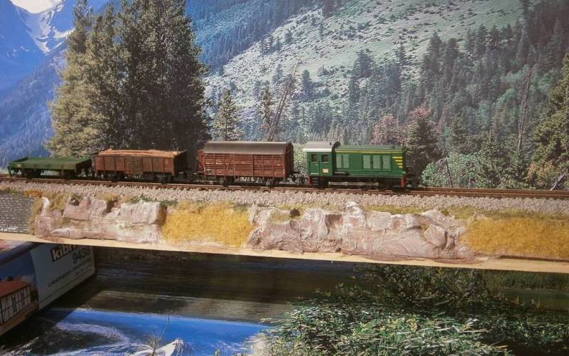 Fondale per plastico o diorama