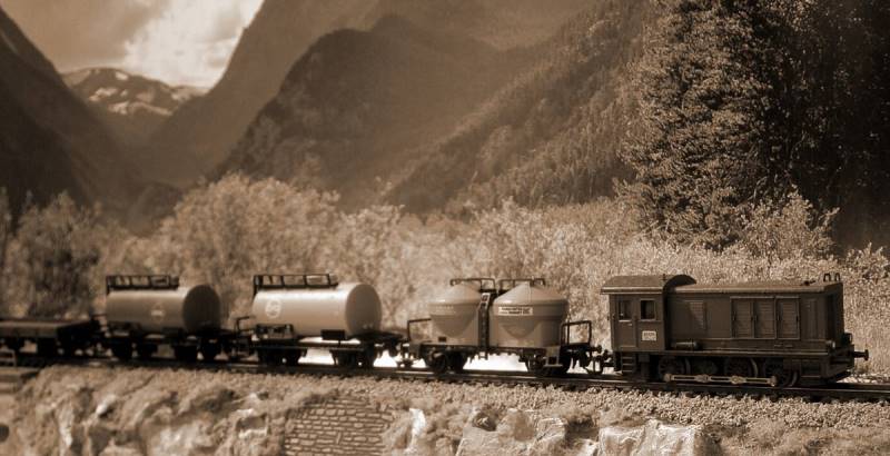 Fondale per plastico o diorama