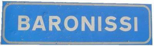 Lettere bianche e cornice arrotondata