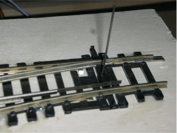 Deviatoio modellistico (particolare)