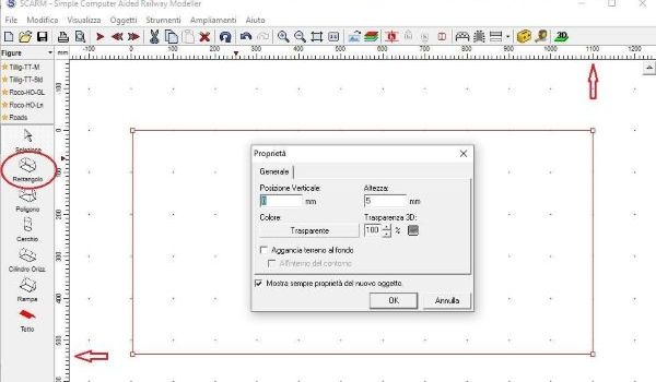Disegniamo un rettangolo