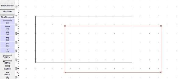 Impostiamo il rettangolo