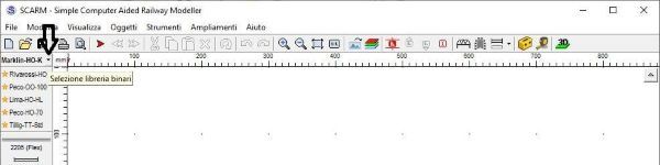 Selezione libreria binari