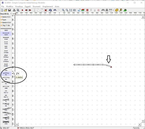 Scegliamo la direzione oraria