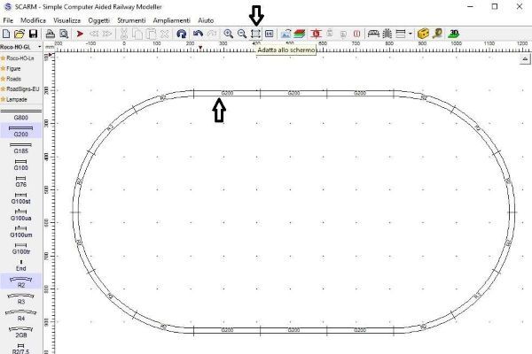 Adattiamo il tracciato alle dimensioni dello schermo