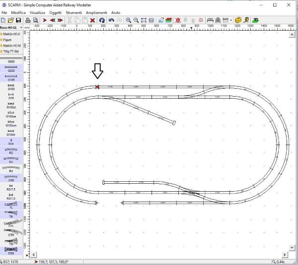 Correzione assimetria