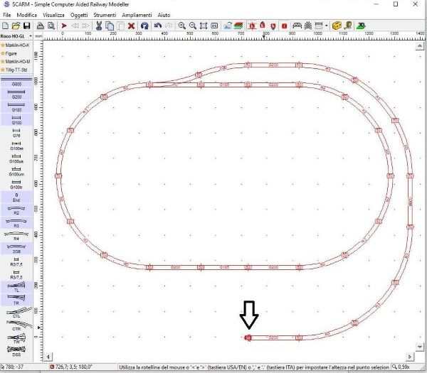 Immissione numerica altezze