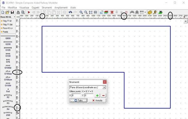 Piano a forma di L rovesciata