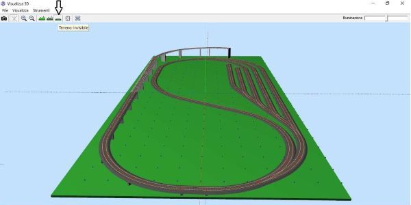 Visione 3D della struttura