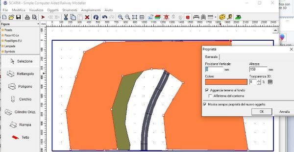 Disegniamo un altro piano irregolare
