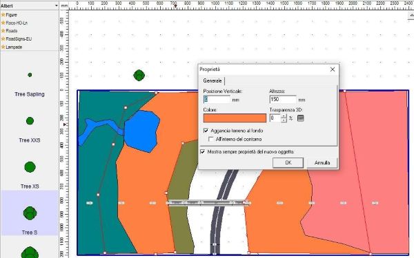 Aggiungiamo alcuni alberi su diversi livelli