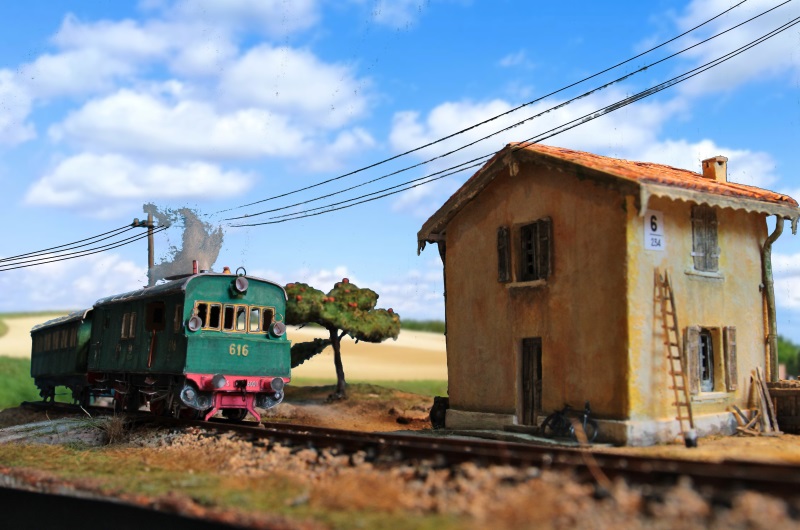 La campagna e il vapore