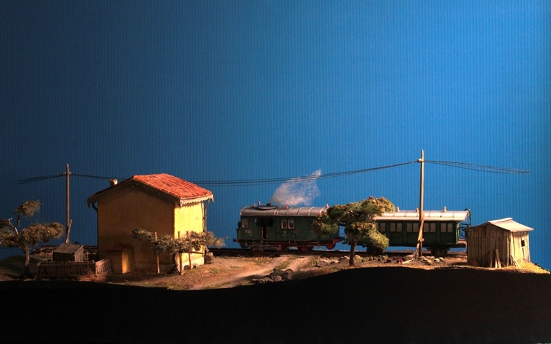 La campagna e il vapore