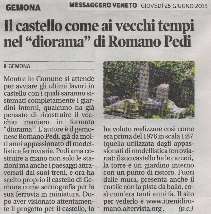 Il castello di Gemona