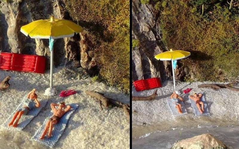 Diorama costiero