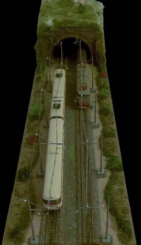 Incrocio fra treni