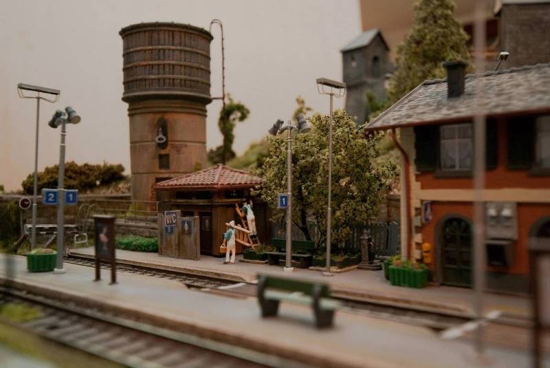 Il borgo e la stazione