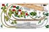 GAS TT - H0 idea 09 - Peco 00 (cod.100) - 285 x 150 cm