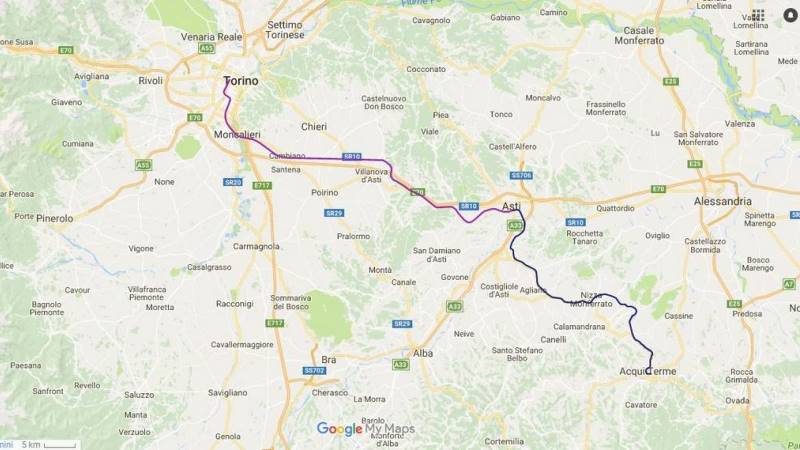 Torino - Acqui Terme
