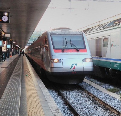 Treno ETR 485 in servizio con il Frecciargento delle 7:20 per Reggio Calabria.