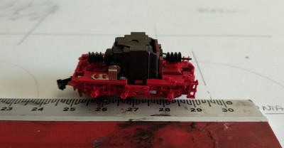 Il tender con il motore