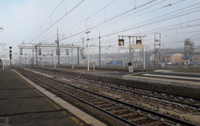 Stazione di Piacenza - binari lato Milano